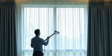 Commercial drapes cleaning service nathan hotels offices
